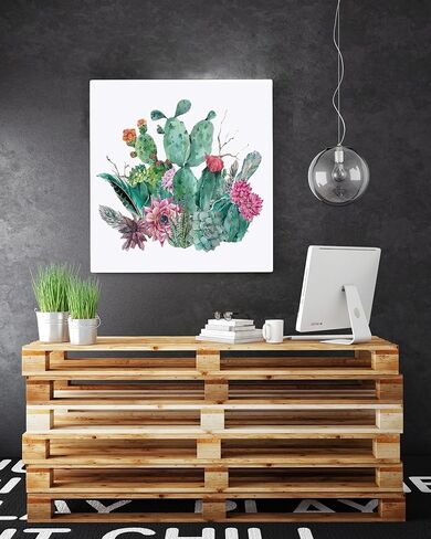 AREOPNMG 5D Cactus Diamond Painting Kits for Adults Beginners,DIY Plant Flower Diamond Art,Full Round Drill Diamond Dot Gem Art Kits,Home Wall Decor 12x12 Inch in Saudi Arabia