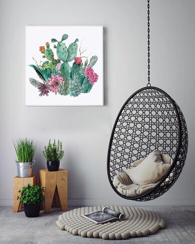 AREOPNMG 5D Cactus Diamond Painting Kits for Adults Beginners,DIY Plant Flower Diamond Art,Full Round Drill Diamond Dot Gem Art Kits,Home Wall Decor 12x12 Inch in Saudi Arabia