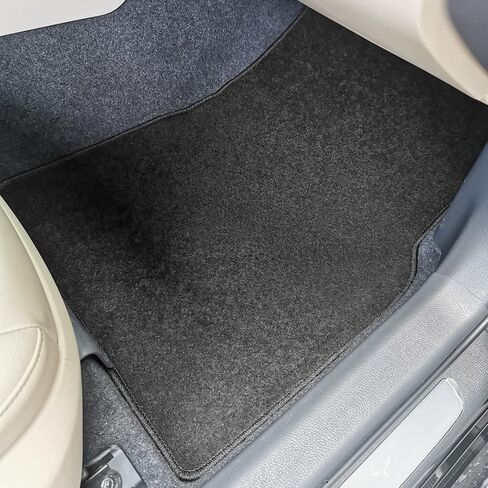 IKON MOTORSPORTS, Custom Fit Floor Mats Compatible with 2018-2024 Toyota Camry, Latex Rubber Heavy Duty All Weather Car Front Rear Carpets Liner 5PC Black, 2019 2020 2021 2022 in Kuwait