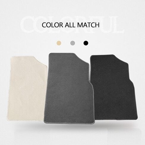 IKON MOTORSPORTS, Custom Fit Floor Mats Compatible with 2018-2024 Toyota Camry, Latex Rubber Heavy Duty All Weather Car Front Rear Carpets Liner 5PC Black, 2019 2020 2021 2022 in Kuwait