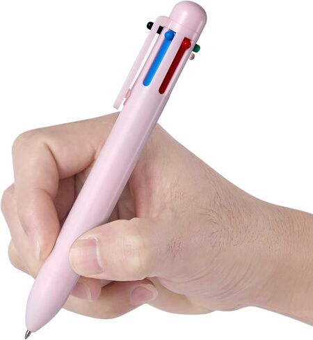 6 Pack 0.5mm 6-in-1 Multicolor Ballpoint Pen，6-Color Retractable Ballpoint Pens for Office School Supplies Students Children Gift in Saudi Arabia