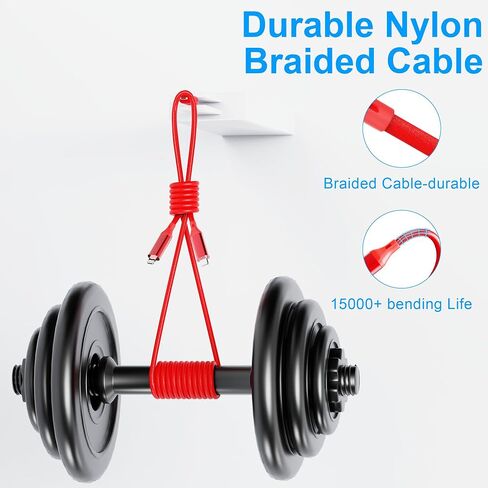 26FT/8M USB C to Lightning Cable [Apple MFi Certified], Extra Long iPhone Fast Charger Type C Power Delivery Charging Cord Nylon Braided iPhone Cord for iPhone 14/13/12/11/Pro Max/XS/XR/X/8/iPad in Saudi Arabia