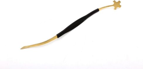 Violin viola Tool Sound Post S setter W/Rubber grip protector Durable Luthier tools (Golden) in Saudi Arabia