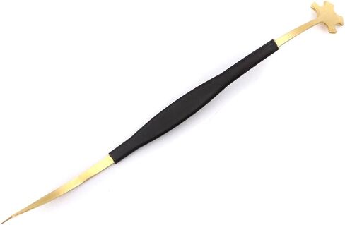 Violin viola Tool Sound Post S setter W/Rubber grip protector Durable Luthier tools (Golden) in Saudi Arabia