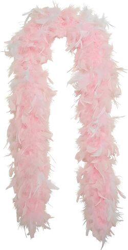 Amscan Princess Pink Feather Boa - 72", 1 Piece - Perfect for Princess Dress Up, Christmas, Halloween & Themed Parties in Saudi Arabia