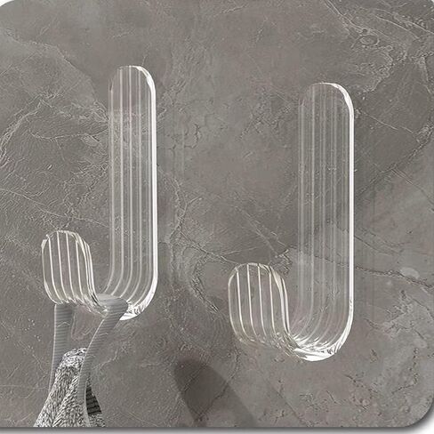 خطافات جدارية لاصقة من الأكريليك لتعليق المناشف والقبعة ومفاتيح إكليل خطافات للباب الأمامي والمكتب والحمام وغرفة المعيشة (16 قطعة) in Kuwait