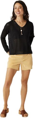Carve Designs Women's Zella Mesh Pullover in Saudi Arabia