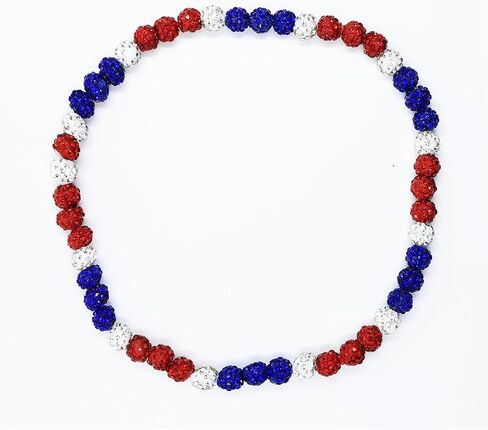 Ice Collection Necklace Baseball Bling Necklace Rhinestone Discoball Necklaces for Boys Men Athletic-Inspired Necklace Competitive Athlets Jewelry Gifts in Saudi Arabia