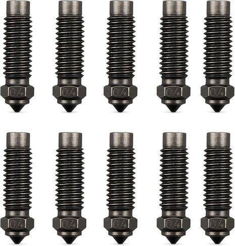 فوهة طارد للطابعة ثلاثية الأبعاد مقاس 0.4 مم، تناسب Elegoo Neptune 4 Max/Plus، 10 قطع من الفولاذ المقوى in Kuwait