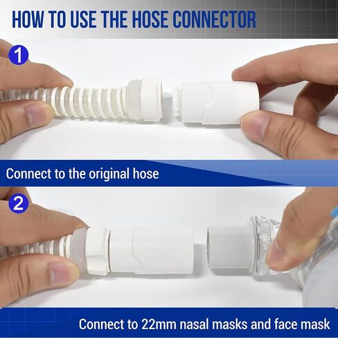 AirMini Compatible Connector - Versatile Mask and Hose Adapter, 1-Pack, Durable and Easy-to-Use for Travel and Home in Saudi Arabia