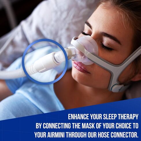 AirMini Compatible Connector - Versatile Mask and Hose Adapter, 1-Pack, Durable and Easy-to-Use for Travel and Home in Saudi Arabia