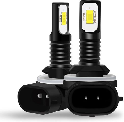 متوافق مع مصابيح Polaris Sportsman 400 450 500 550 570 600 700 800 1000XP LED، ضوء أبيض ساطع 12000LM 6000K، مصابيح 886/894/881، التوصيل والتشغيل (عبوة من قطعتين) in Kuwait