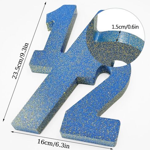 Pink Half Number Sign Glitter 1/2 Baby Birthday Party Decor for Kids Half Years Old Wood Centerpieces for Tables 6 Month Photo Prop Birthday Party Supplies for Girls Wooden Table Sign in Kuwait