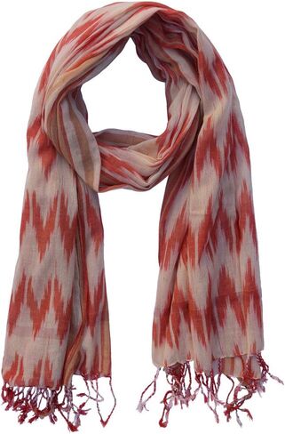 Handloom Woven Pure Cotton Ikat Scarves in Saudi Arabia