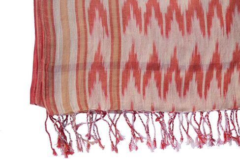 Handloom Woven Pure Cotton Ikat Scarves in Saudi Arabia