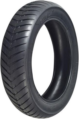 طقم إطارات وأنبوب مقاس 12-1/2 بوصة × 3.0 بوصة من AlveyTech للدراجات البخارية 500-1000 واط (مفردة) - بديل لـ GT، Mongoose، eZip، I-Zip، Currie & Schwinn، V-Groove Tread and Bent Valve، E -إكسسوارات السكوتر in Saudi Arabia