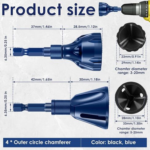 4 قطع من أداة الشطب الخارجية مع شفرة فولاذية التنجستين، لقمة مثقاب لإزالة الشطب، أداة إصلاح خيط المسمار، براغي تالفة للإصلاح السريع، تناسب 5 مم - 25 مم / 3 مم - 20 مم in Kuwait