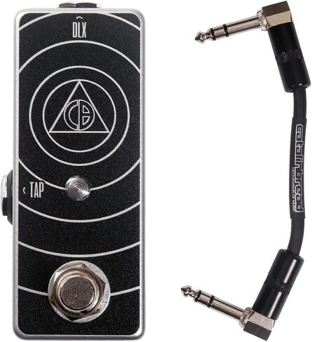 Catalinbread CB Dual Tap Tempo Pedal with TRS Cable, Black and Silver (CAT CBTAP) in Kuwait