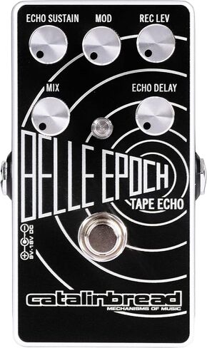 Catalinbread CB Dual Tap Tempo Pedal with TRS Cable, Black and Silver (CAT CBTAP) in Kuwait