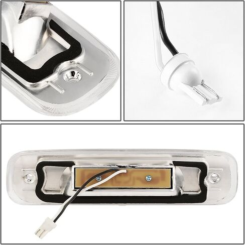 DNA MOTORING 3BL-JCHE97-LED-CH غطاء كروم LED مصباح فرامل خلفي ثالث [متوافق مع 97-01 جيب شيروكي] in Kuwait