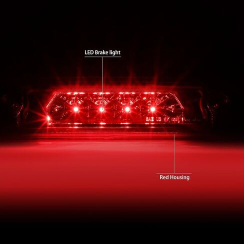 DNA MOTORING 3BL-JCHE97-LED-CH غطاء كروم LED مصباح فرامل خلفي ثالث [متوافق مع 97-01 جيب شيروكي] in Kuwait