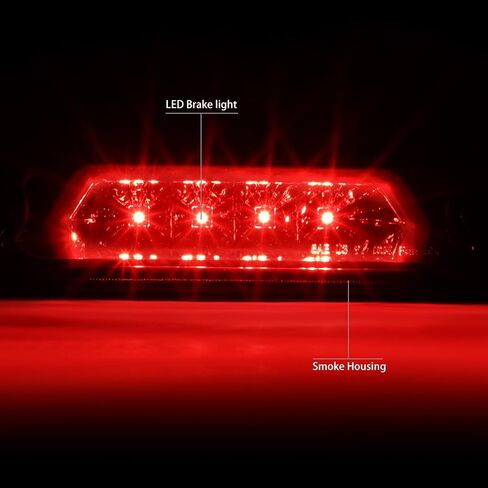 DNA MOTORING 3BL-JCHE97-LED-CH غطاء كروم LED مصباح فرامل خلفي ثالث [متوافق مع 97-01 جيب شيروكي] in Kuwait