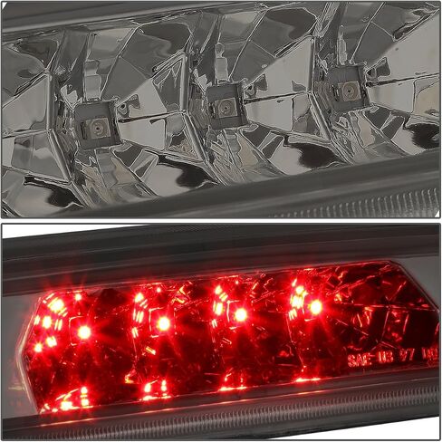 DNA MOTORING 3BL-JCHE97-LED-CH غطاء كروم LED مصباح فرامل خلفي ثالث [متوافق مع 97-01 جيب شيروكي] in Kuwait