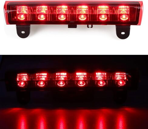 Center High Mount Stop Light LED Third 3rd Brake Light Tail Light Cargo Lamp for 2000-2006 Chevy Suburban Tahoe (Chrome Housing Red Lens) in Saudi Arabia