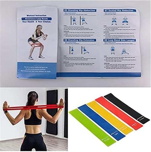 Premium Latex Resistance Bands Set - Versatile Workout Accessories in Saudi Arabia