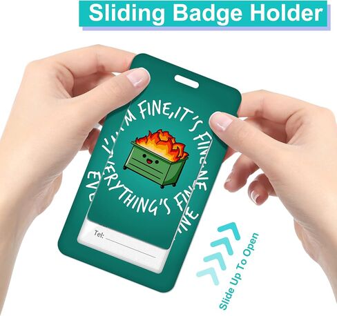 Plifal ID Badge Holder with Lanyard and Retractable Social Worker Badge Reel Belt Clip, Boho Rainbow Leopard Keychain Lanyards Clip On Badge Extender Vertical ID Sleeve for Women Men in Saudi Arabia