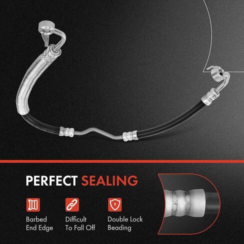 مجموعة خط خرطوم إرجاع وضغط التوجيه المعزز A-Premium متوافقة مع Toyota Tundra 2007-2008 V8 4.7L استبدال # 444100C101، 444100C102 in Saudi Arabia