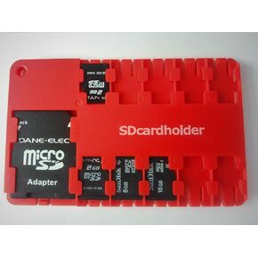 Micro Sd Card Holder-RED