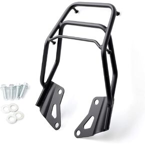 Minho Black Motorcycle Rear Luggage Rack Iron Luggage Storage Rack Carrier Support Shelf Compatible with Honda Grom MSX125 2016-2020
