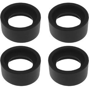 4Pcs 2 Pair 32-36mm Eyepiece Cover Eyepiece Binocular Eye Cups Guard Cups Stereo Microscope Accessory for Stereo Microscope, Soft Rubber, Flat Angle
