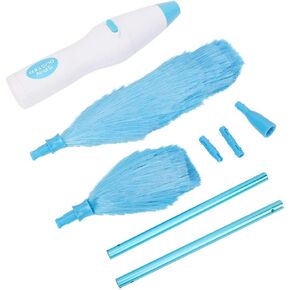 180? Electric Duster,Multi-Function Automatic Electrostatic Adsorption Brush Dust,Cleaner Blinds Brush for Furniture Window Bookshelf