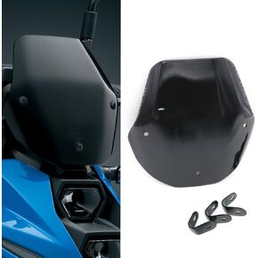 Motorcycle Windshield Windscreen Deflector Visor Protector w/Bracket for Suzuki GSX-8S GSX 8S GSX8S 2023 2024 Black Color