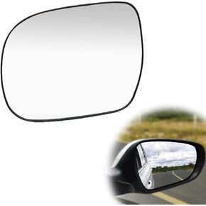 Driver Side Heated Mirror Glass Side Mirror with Rear Holder Replacement for Lexus RX330 2004-2006 RX350 2007-2009 RX400h 2006-2009
