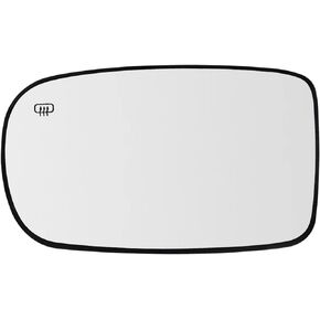 Left Driver Side Heated Mirror Glass Replacement For 2011-2022 Chrysler 200 300 2012-2022 Dodge Charger - for Chrysler 200 300 Dodge Charger Power Side Mirror Glass With Rear Holder