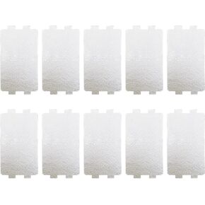 10 Pcs Microwave Oven Mica Plate Universal Microwave Oven Waveguide Cover for Home Kitchen Appliances 4.6 x 2.5 inch