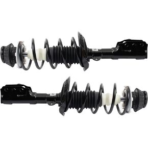 TRQ Front Strut & Coil Spring Assembly Set Driver & Passenger Sides Compatible with 11-15 Honda CR-Z
