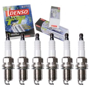 Sixity Auto 6 pc DENSO Platinum TT Spark Plugs compatible with Hyundai Santa Fe 2.7L 3.3L 3.5L V6 2001-2009