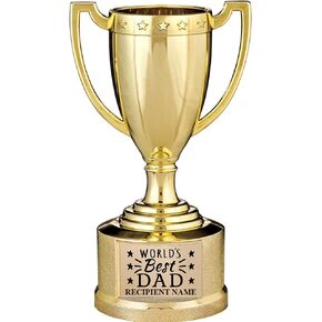 Crown Awards 5.5" Father's Day Cup Trophy, Add Your Own Personalized Engraving, Prime