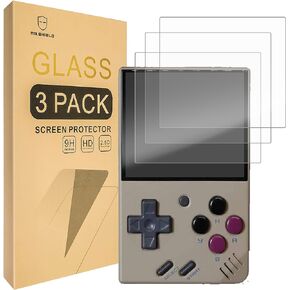 Mr.Shield [3-Pack] Screen Protector For Miyoo Mini+ / Miyoo Mini Plus [Tempered Glass] [Japan Glass with 9H Hardness] Screen Protector
