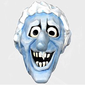 Snow Miser White Vinyl Nontransparent Decal Sticker 18"