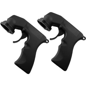 Can Spray Handle LQ Industrial 2PCS Black Instant Aerosol Spray Triggers Spray Adapter for Painting Spray Grip