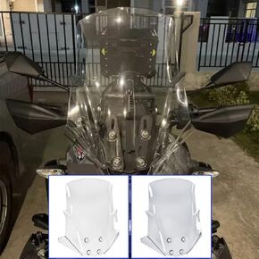 LJBusRoll Compatible with K-awasaki Versys X-300 VERSYS-X 300 2017 2018 2019 2020 2021 2022 2023 Touring Fairing Windscreen Windshield Shield Wind Deflector Versys X300 (Light Smoke)