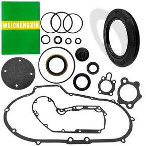 Clutch Primary Cover Gasket Kit Compatible with Sportster 1200 Custom Anniversary XL1200C XLH1200 XL1200S XL1200C XLH1200C 1989-2003