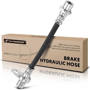 A-Premium Rear Side Inner Brake Hydraulic Hose Compatible with Select Toyota and Scion Models - Prius 2010-2015, Prius Plug-In 2012-2015, Prius V 2012-2017, Mirai 2016-2019, xB - Replace# 15933091
