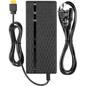 Hustery 54.6V 2A AC-DC Adapter Charger Compatible with Mercane Wide Wheel/Pro Electric Scooter Power Supply Cord Mains PSU