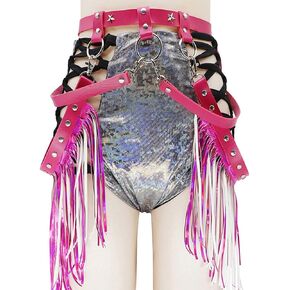 النساء الهذيان تستهلك شرابة الجسم تسخير حزام الخصر عبودية هامش تنورة للحفلات الموسيقية مهرجان الرقص in Kuwait